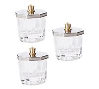 DECORNIJIA Coupelle Pour Nail Art Bol De Poudre Acrylique 3 Pièces Petit Format Mélanger Liquide Acrylique Femmes Nail Art Usage Salon Manucure