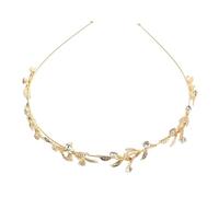 DECORNIJIA Couronne De Bandeau De Mariée -tête Métal Pour Fille Accessoires Pour Cheveux De Déesse Romaine