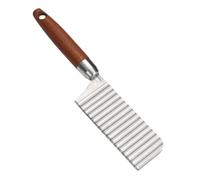 DECORNIJIA couteau vague coupe-frites trancheuse de pommes de terre coupe-pomme de terre Portable couper hachoir Acier inoxydable