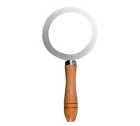 DECORNIJIA Couvercle en Acier Inoxydable pour Bord de Tasse, Anneau de Protection pour Crème Brûlée et Pudding, Diamètre 95 MM, Outil Pratique pour Thé et Café