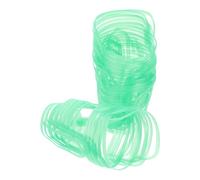 DECORNIJIA Couvercles Anti-Gouttes en Plastique Transparent Lot de 20 pour Flacons de Perfusion 100 Ml, Support Réutilisable Adapté aux Soins Hospitaliers et Usage Domicile