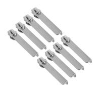 DECORNIJIA Curseurs de Fermetures Éclair 8 Pièces Languette Ergonomique pour Réparation de Paquet, Valises et Accessoires de Voyage