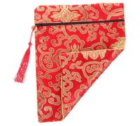 DECORNIJIA de Rangement pour Textes Sacrés Tissu Rouge Housse de Protection pour Scriptures Pochette Multifonction pour et Perles de Prière de Transport et Portable