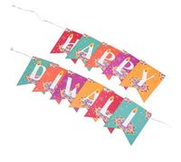 DECORNIJIA Décorations De Fête Pour Diwali Bannières Suspendues Papier Tenture Murale Diwali Accessoire Photo De Fête Décoration Festival