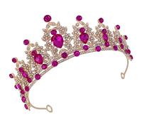 DECORNIJIA Diadème de Mariage Baroque Cristal Accessoire Élégant et Filles pour Célébrations Photos et Événements Spéciaux