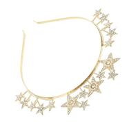 DECORNIJIA Diadème Étoile Branches de Mariée Élégant Couronne Déesse pour Occasions et Festivités