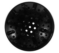 DECORNIJIA Diffuseur pour Sèche Cheveux Professionnel Embout Haute Température Diffuseur Volumisant Compatible Coiffure Bouclée Maison Salon Noir