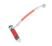 DECORNIJIA Durite Frein Moto Connecteur de Conduite de Frein, Coupleur Pivotant en Métal, Joint D’extension 15cm, Étanchéité Anti-fuite pour Motocross et Atv