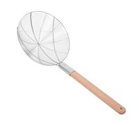 DECORNIJIA Écumoire Araignée Inox avec Poignée Antidérapante Passoire à Mailles Fines Cuillère Filtrante pour Pâtes et Friture Cuisine Professionnelle