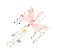 DECORNIJIA Élégante Pince avec Pompons Épingle Cheveux Style Ancien Chinois pour Femmes Accessoire Coiffure Mariage et Tenue Traditionnelle