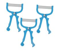 DECORNIJIA Épilateur Facial Manuel 3 Pièces Épilation Au Fil Bleu Soins Du Visage Délicats Femmes Types De Peau Usage Quotidien