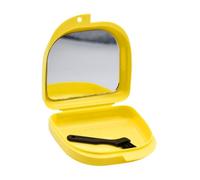 DECORNIJIA Étui à Prothèses Dentaires Orthodontiques avec Miroir Boîte de Rangement Respirante en Plastique Résistant Petite Taille Portable pour Voyage et Usage Couleur