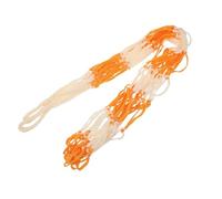 DECORNIJIA Filet de Rangement en Maille Grosse Capacité pour Ballons de Sport, Filet de Transport Pliable Jaune et Blanc, Compatible Basketball Volleyball Football, pour Entraînement