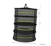 DECORNIJIA Filet Séchage Plante Suspendu Couches avec Fermeture Éclair Filet Sec Maille Acier Résistant pour Jardin Séchoir à et Poussière Rangement pour Plantes