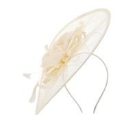 DECORNIJIA Headband Élégant Rétro pour Femmes Accessoire de Fête Vintage avec Voile Maille et Plumes Serre-tête Chic pour Mariage Cocktail et Cérémonie