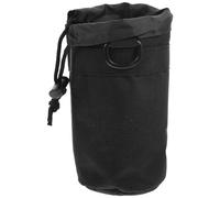 DECORNIJIA Housse de Protection en Tissu Oxford Noire pour Bouteille d'eau Portable, Manchon Pratique et Résistant Compatible Bouteilles INOX, Verre et Plastique, Porte-gobelet Sport et