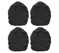 DECORNIJIA Housse pour Masque de Ski 4 Pièces Protection Anti-rayures et Poussière Taille Unique en Tissu Léger Noir pour Lunettes de Ski et Snowboard, Rangement Voyages