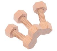 DECORNIJIA Jeu De Vis Bois Jouets De Motricité Fine Jeux De Construction pour Garçon Fille Blocs Hexagonaux Modèles De Vis Miniatures Jouets Éducatifs Interactifs