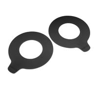 DECORNIJIA Kit de 2 Rondelles Caoutchouc pour Axes d'Excavatrice, Tampons Amortisseurs Robustes, Cales de Goupille pour Godet, Contrôle du Bruit et Vibrations sur Engins Lourds