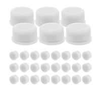 DECORNIJIA Kit de 45 Paliers D'éolienne Artisanale Roulements à Billes Miniatures, Axes Rotatifs Blancs Élargis pour Moulins à Vent de Jardin, Décoration Extérieure, Accessoires DIY Robustes