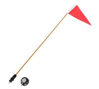 DECORNIJIA Kit de Drapeau Multifonction pour Kayak Mât de 1,2 M et Base Stable, Accessoire de Sécurité pour Bateaux et Canoës, pour Activités Nautiques en Rivière et Lac