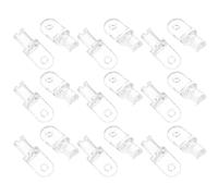 DECORNIJIA Kit de Réparation 40 Pièces Embouts de Baguette pour Store Vénitien Horizontal et Vertical Transparent Pièces de Rechange en Plastique Inclinables pour Stores Intérieurs