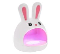 DECORNIJIA Lampe UV Ongles Mini Lapin LED Séchoir Gel Rapide Danger pour Peau pour Manucure Maison et Salon Design Mignon et Compact