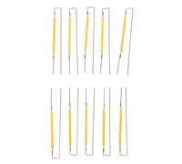 DECORNIJIA Lot De 10 Filaments LED Pour Ampoules De Camping Compatibles Avec Les Appliques Murales Accessoires Pour Lampes Filaments En Acier Jaune