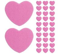 DECORNIJIA Lot de 100 Limes à Ongles Bloc Éponge Double Face Rose Lime à Ongles pour Manucure et Pédicure Bloc Polissoir Ponçage Mains et Pieds Outil Compact Lavable Adapté Salon et Domicile