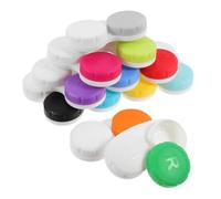 DECORNIJIA Lot de 12 Boîtes à Lentilles De Contact Portables Étanches en Plastique Organisateurs De Lentilles Compacts Et Légers Étuis De Voyage Adaptés Au Transport Quotidien Et Déplacements