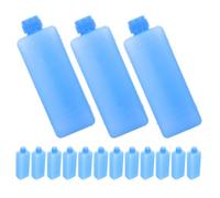 DECORNIJIA Lot de 15 Sachets Réfrigérants pour Ventilateur Refroidisseur D'air Mini, Blocs de Glace Réutilisables Remplis D'eau, Petits Pains de Glace pour Camping, Conservation