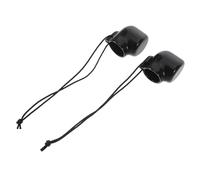 DECORNIJIA Lot de 2 Bouchons de Valve pour Bouteille de Plongée Noirs de Pipe, Protection Anti-poussière Étanche, Accessoire Compact pour Équipement de Plongée et Sports Nautiques