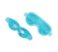 DECORNIJIA Lot De 2 Coussinets Oculaires Rafraîchissants Bleus, Masque Relaxant Réutilisable, Conçu Pour Soulager La Fatigue Oculaire, Adapté Utilisation à Domicile Voyage