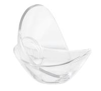 DECORNIJIA Lot de 2 Plats à Sauce en Verre Transparent, Mini Soucoupes Pratiques Originale, pour Sauce Soja, Vinaigre et Épices, pour Maison, la Cuisine et Restauration, 2 Réutilisable