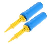 DECORNIJIA Lot de 2 Pompes à Air Manuelles pour Ballons Embout Incliné, Compacte et Portable, Gonfleur Manuel Léger pour Ballons Latex et Aluminium, Fêtes et Voyages, Pompe à Gonflage