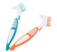DECORNIJIA Lot de 2 Set de Sets de Kits Brosse à Dents de Voyage Étui Portable, Poils Durs Double Face, Boîtes de Rangement Compactes et Étanches, pour Déplacements et Soins Bucco-dentaires
