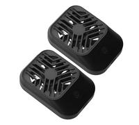 DECORNIJIA Lot de 2 Ventilateurs de Refroidissement pour Téléphone Portable Gaming Clip Arrière Réglable Refroidisseur Léger Noir Dissipation Rapide Chaleur Accessoire Mobile pour Jeux et
