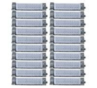 DECORNIJIA Lot de 20 Bigoudis Auto-Agrippants pour Coiffure Professionnelle Rouleaux à Cheveux sans Pression Taille Moyenne Adaptés pour Coiffure Maison et Salon Matériaux Doux
