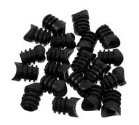 DECORNIJIA Lot de 20 Inserts Filetés en Plastique M6 pour Meubles, Manchons de Douilles de Roulettes, Protection Antirayures pour Pieds de Chaise et Table, Pièces de Rechange Solide