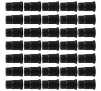 DECORNIJIA Lot de 35 Inserts de Manchon pour Roulette à Tige, Douilles de Fixation en Abs 19x32 Mm, Remplacement Solide pour Roulettes de Meubles, Support Stable pour Pieds de Chaise, Usage