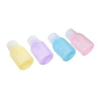 DECORNIJIA Lot De 4 Flacons De Presse En Plastique à Large Ouverture 50 Ml Noeud Couleur Macaron Réutilisables Pour Dissolvant Ongles, Voyage Et Soin Des Ongles