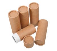 DECORNIJIA Lot De 5 Boîtes À Thé Scellées En Carton Pour Huiles Essentielles Contenants D'Emballage Pour Thé Bouteilles En Papier Tubes En Carton Petits Tubes En Papier Cylindres En