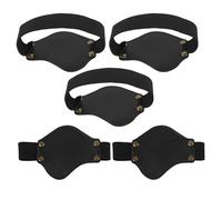 DECORNIJIA Lot de 5 Protège-Chaussures de Sélecteur de Vitesse Moto Noir Housse en Matériau Résistant aux Chocs Protection Anti-Rayures pour Conduite Urbaine et Voyages