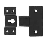 DECORNIJIA Lot de 5 Supports Muraux Universels Noirs pour Haut-parleurs, Supports D’Enceinte Solides et Stables, Adaptés la Maison, Magasins et Hôpitaux, Installation Facile Kit Inclus