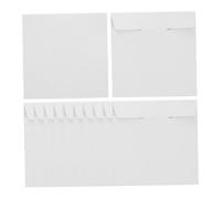 DECORNIJIA Lot de 50 Pochettes en Papier pour CD et DVD Organisateur de Boîtier Étui Protection Solide Compatible Divers Médias Rangement Pratique