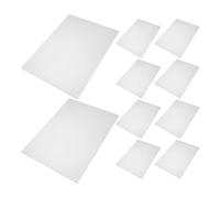 DECORNIJIA Lot de 50 Protège-documents Transparents pour Partitions de Piano, Housse de Protection Étanche à L’eau la Poussière, Pochette à Feuilles Ultra-résistante pour Classeur