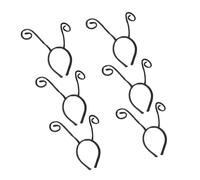 DECORNIJIA Lot de 6 Serrage-Têtes Halloween Forme Tentacule de Fourmi en Tissu 25X23 CM Accessoires Coiffure pour Fête Déguisement Original