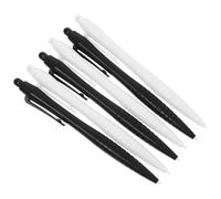 DECORNIJIA Lot de 6 Stylets Numériques Universels pour Tablette LCD Stylets Tactiles Haute Précision en Plastique 3 Noirs et 3 Blancs Compatibles Écrans Résistifs pour Dessin et Écriture