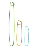 DECORNIJIA Lot de 9 Porte-Mailles en Aluminium Colorés Épingles à Tricoter Légères et Résistantes Marqueurs de Maille Polyvalents pour Tricot Crochet et DIY pour Pulls Couleur Aléatoire