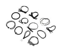 DECORNIJIA Lot De Élastiques à Cheveux Avec Perles Imitation Pour Queue De Cheval Très Élastique